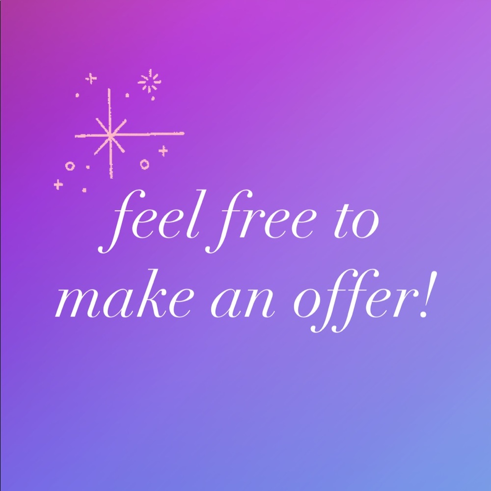 feel free to make an offer!